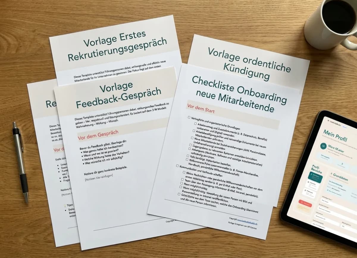 Professionelle Dokumente und Vorlagen bereit zum Einsatz